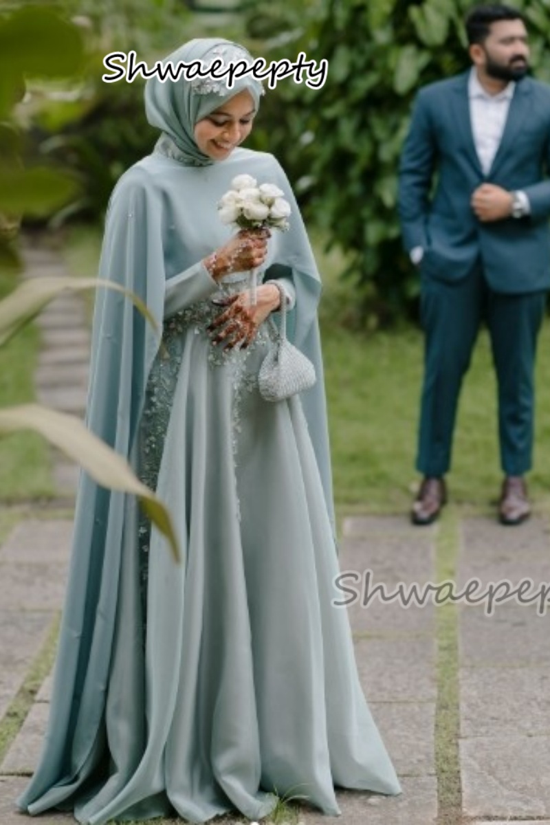 Women Formal Wear Dubai - Vestido de noche musulmán elegante con