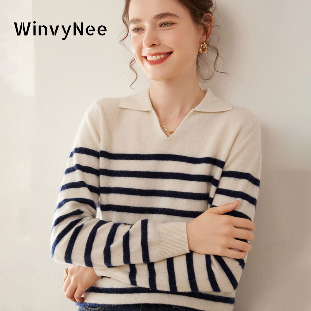 Cashmere Sweater Formal - WinvyNee-suéter de lana de cachemira a