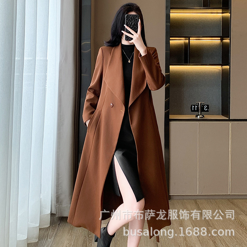 Trench Coat Formal - Nuevo Abrigo de Gabardina para Mujer