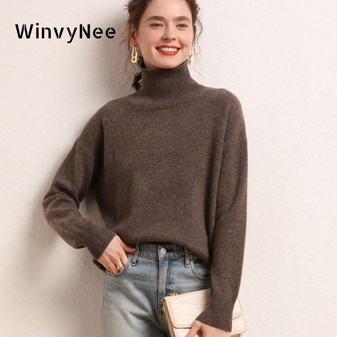 Cashmere Sweater Formal - WinvyNee-suéteres de lana y cachemira para