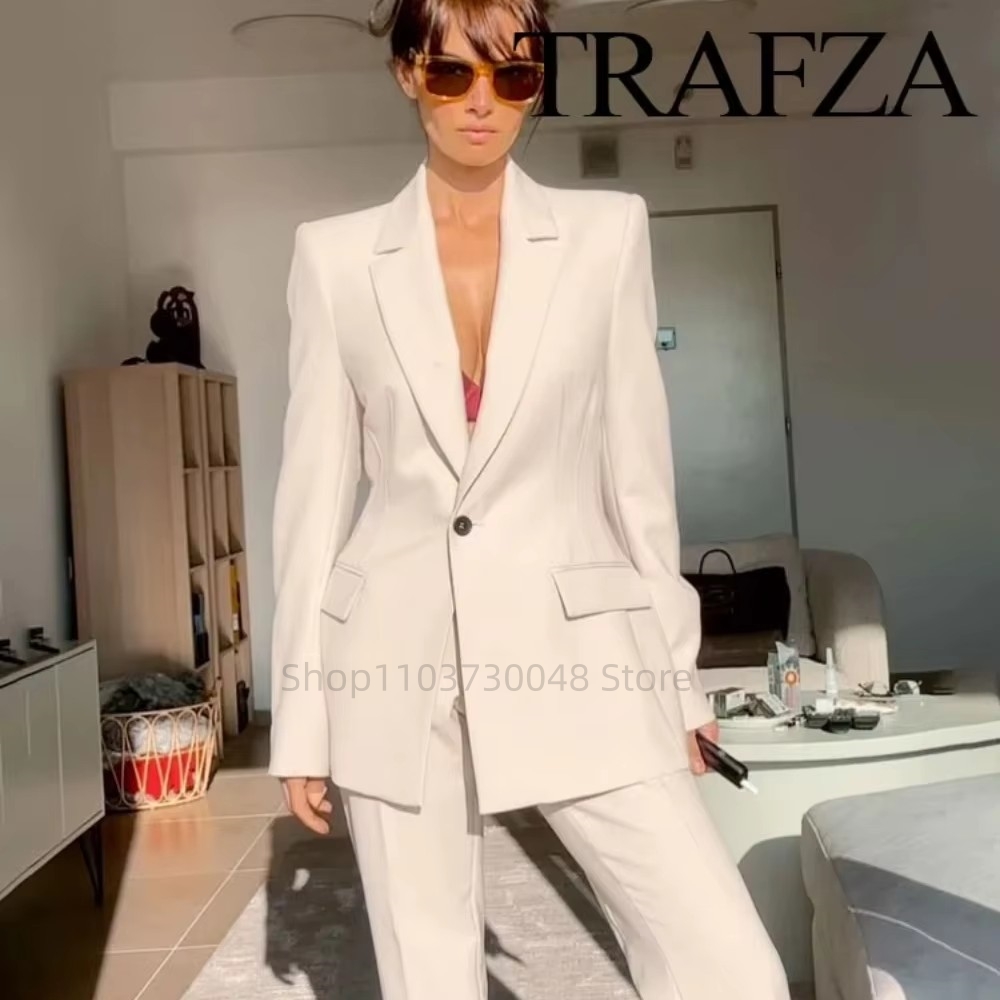 Woman Formal Wear - Traje de Blazer y Pantalón para