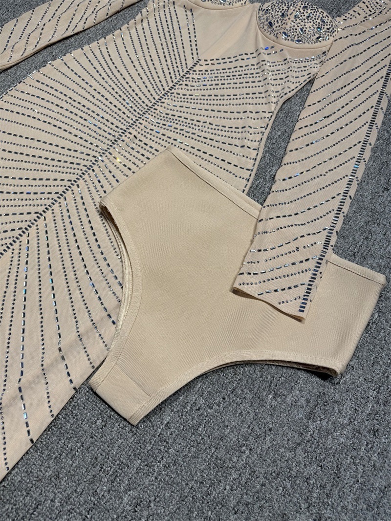 Vestido de fiesta Beige con cr - Women'S Holiday Formal Wear reseña y precio