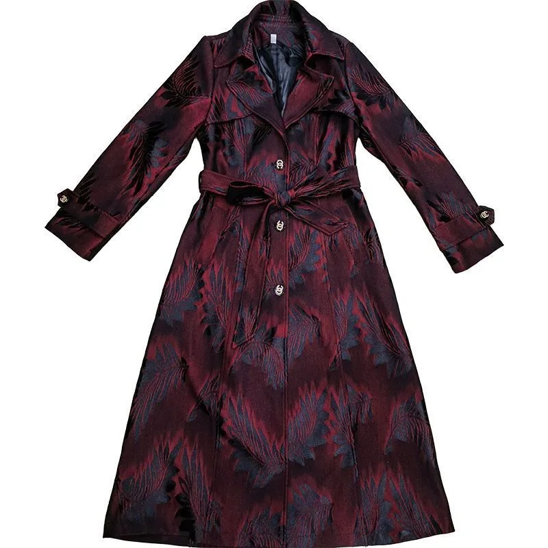 Gabardina de mujer con estampa - Trench Coat Formal reseña y precio