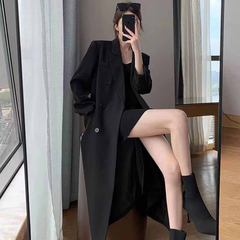 FANAN-gabardina larga elegante - Trench Coat Formal reseña y precio
