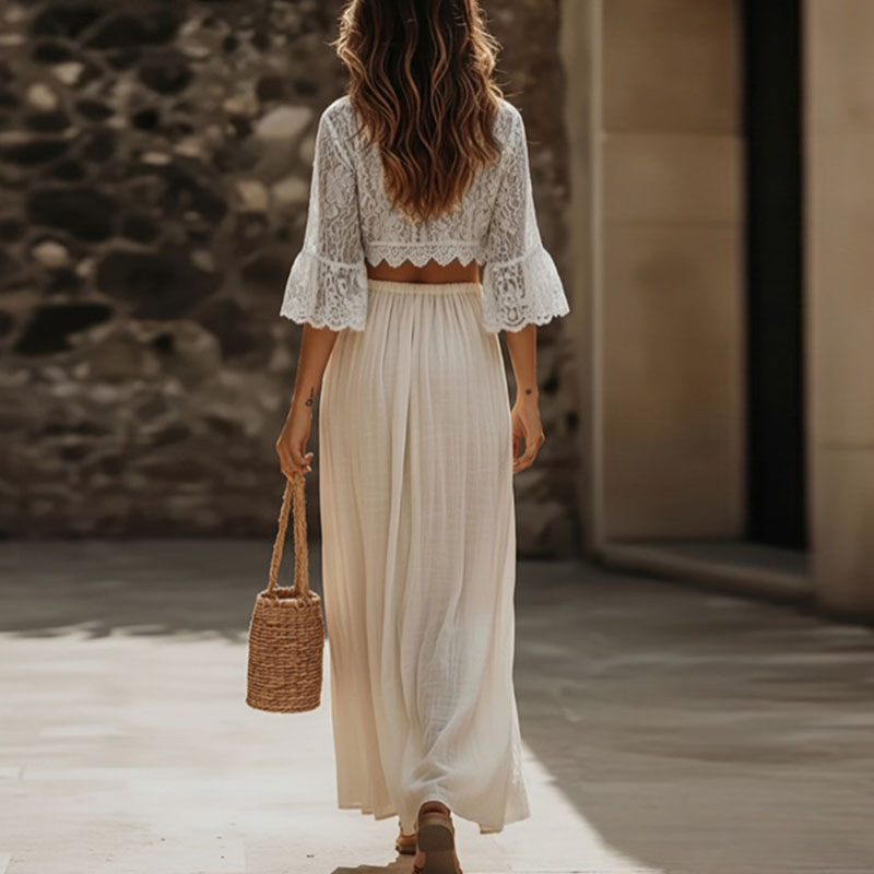 Conjunto de dos piezas bohemio - Woman Formal Wear reseña y precio