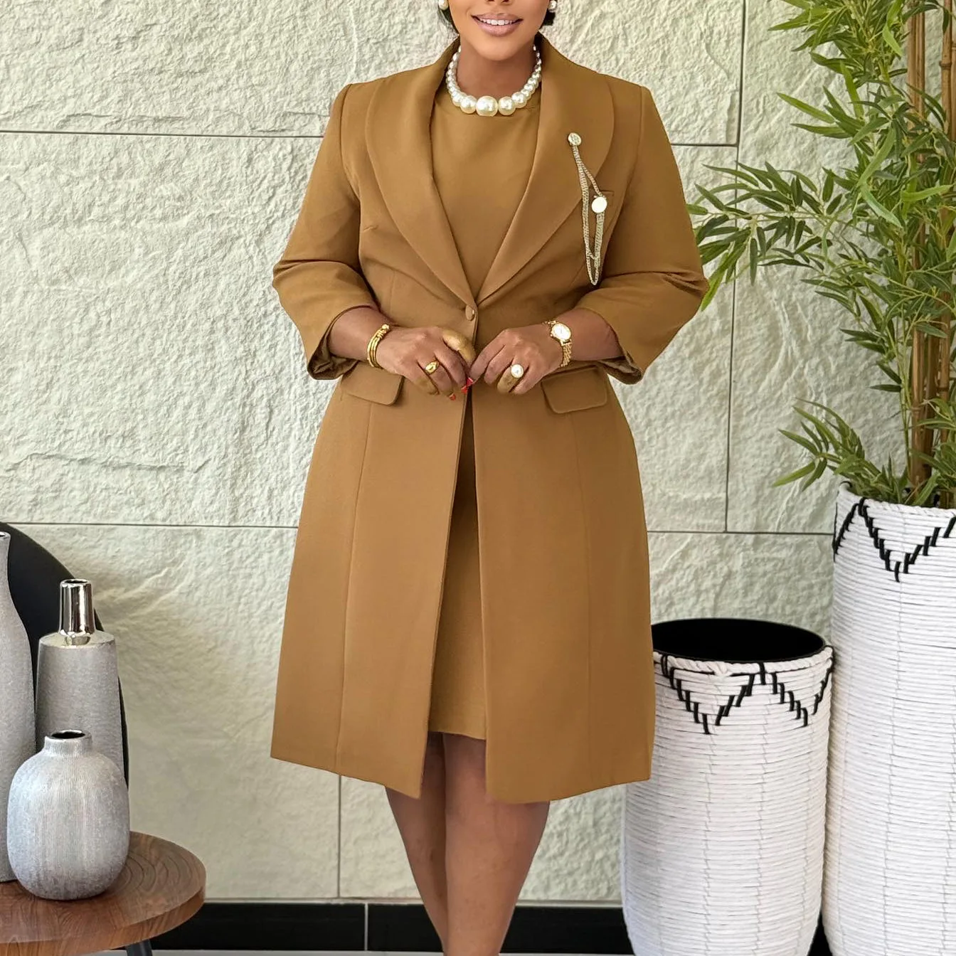 Conjunto Elegante de Dos Pieza - Women Formal Wear Dubai reseña y precio
