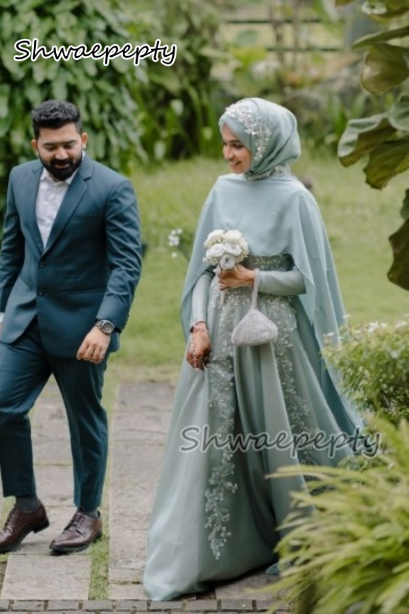 Vestido de noche musulmán eleg - Women Formal Wear Dubai reseña y precio