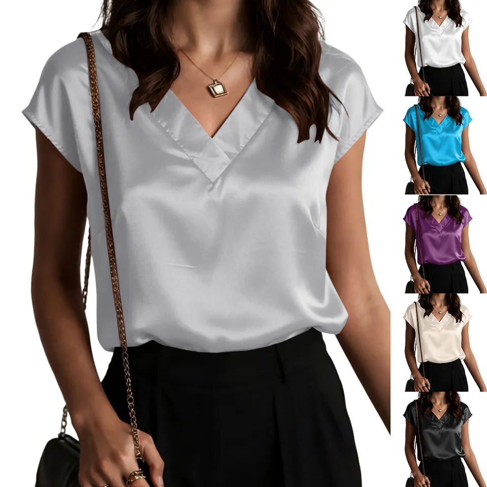 Camisolas de satén de seda par - Silk Camisole Work reseña y precio