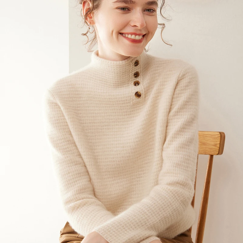 Suéteres de Cachemira para Muj - Cashmere Sweater Formal reseña y precio