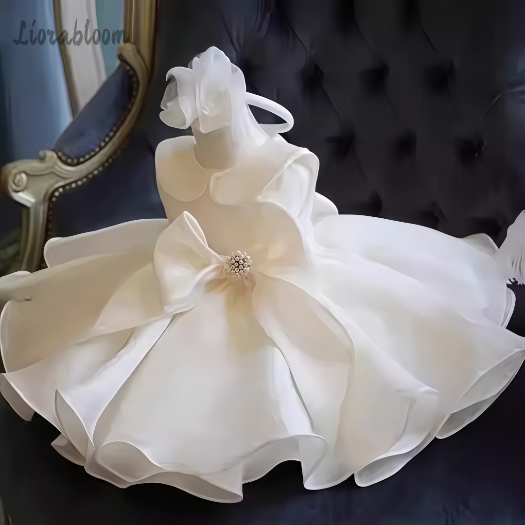 Vestido Blanco con Adornos de  - Woman Formal Wear reseña y precio