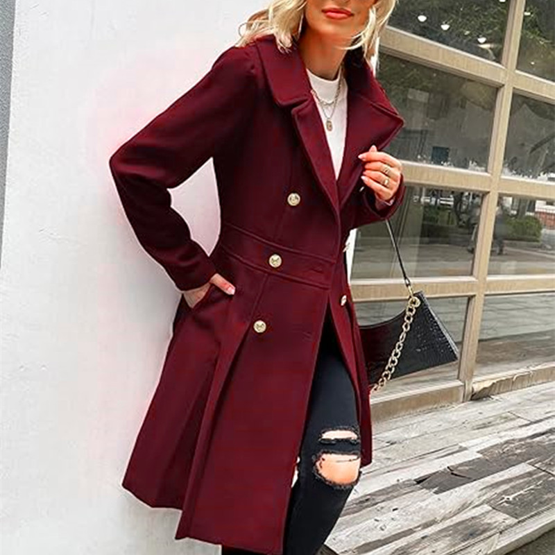 Gabardina de lana de invierno  - Trench Coat Formal reseña y precio