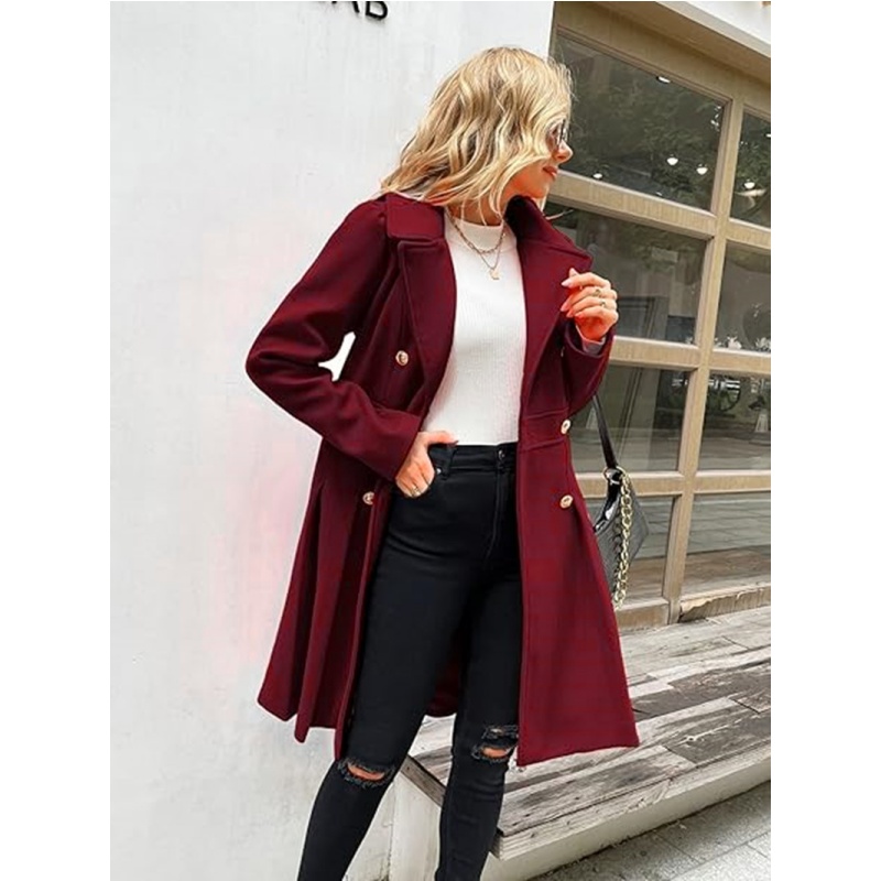 Gabardina de lana de invierno  - Trench Coat Formal reseña y precio
