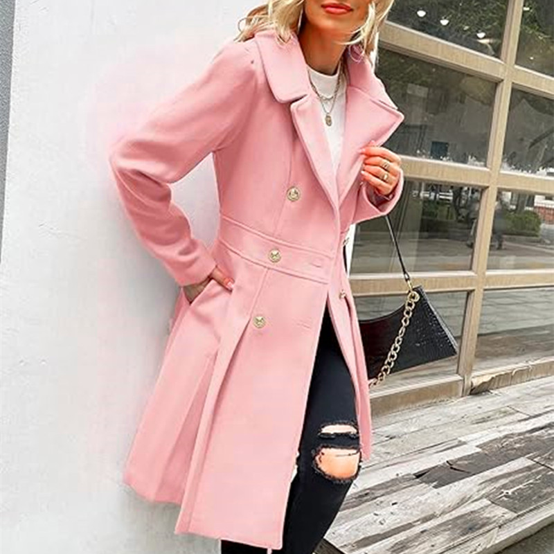 Gabardina de lana de invierno  - Trench Coat Formal reseña y precio