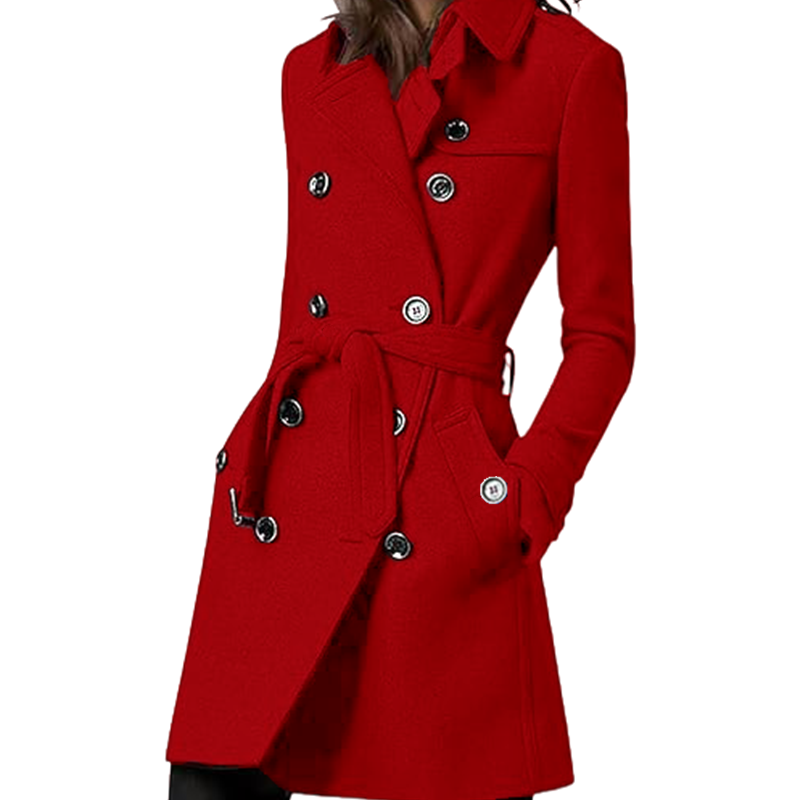 Gabardina para mujer, mezcla d - Trench Coat Formal reseña y precio