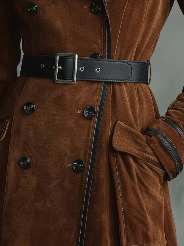 Abrigo Largo Entallado para Mu - Trench Coat Formal reseña y precio