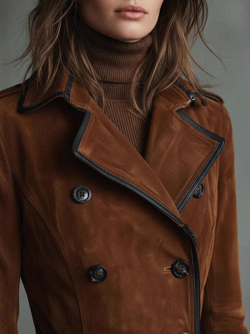 Abrigo Largo Entallado para Mu - Trench Coat Formal reseña y precio