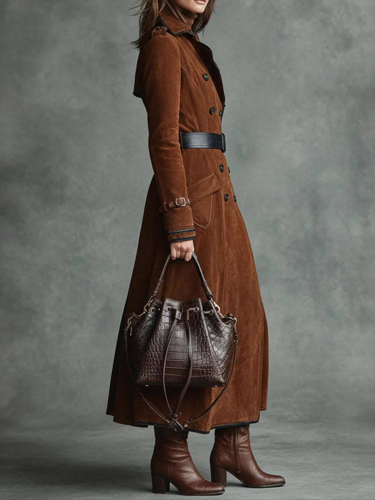 Abrigo Largo Entallado para Mu - Trench Coat Formal reseña y precio