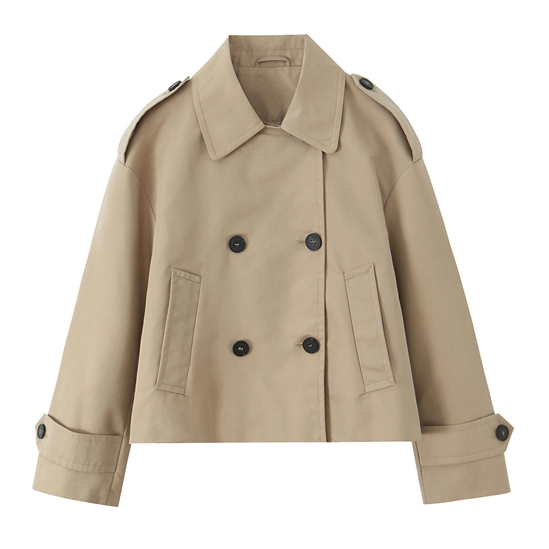 Willshela, gabardina corta de  - Trench Coat Formal reseña y precio