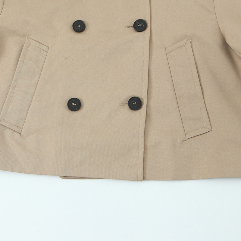 Willshela, gabardina corta de  - Trench Coat Formal reseña y precio