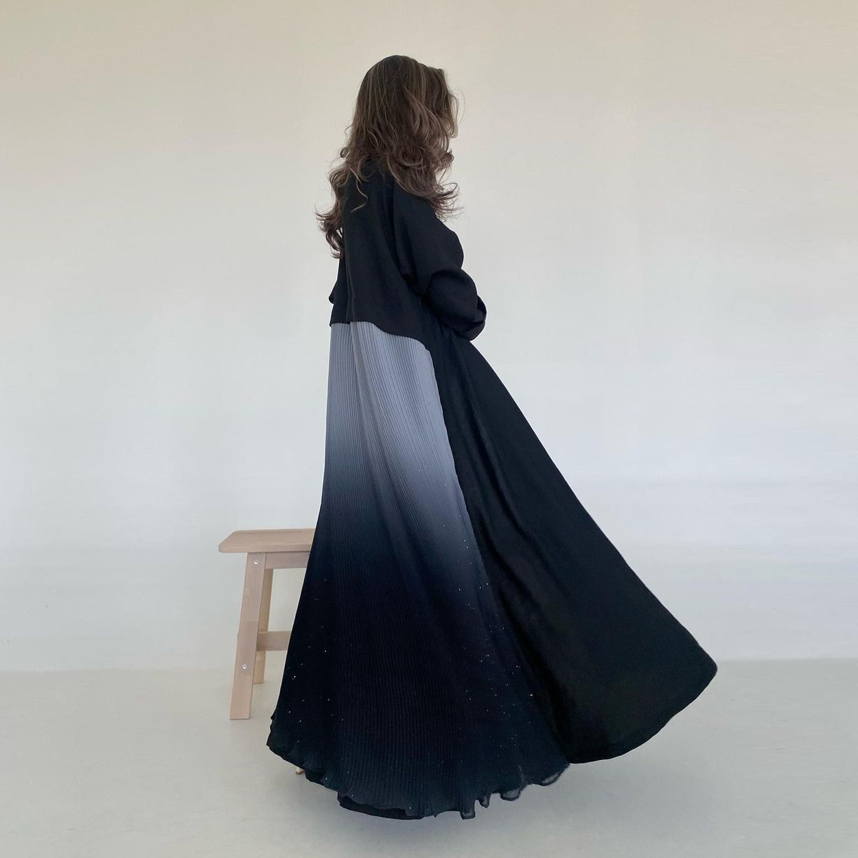 Vestido Abaya Plisado para Muj - Women Formal Wear Dubai reseña y precio