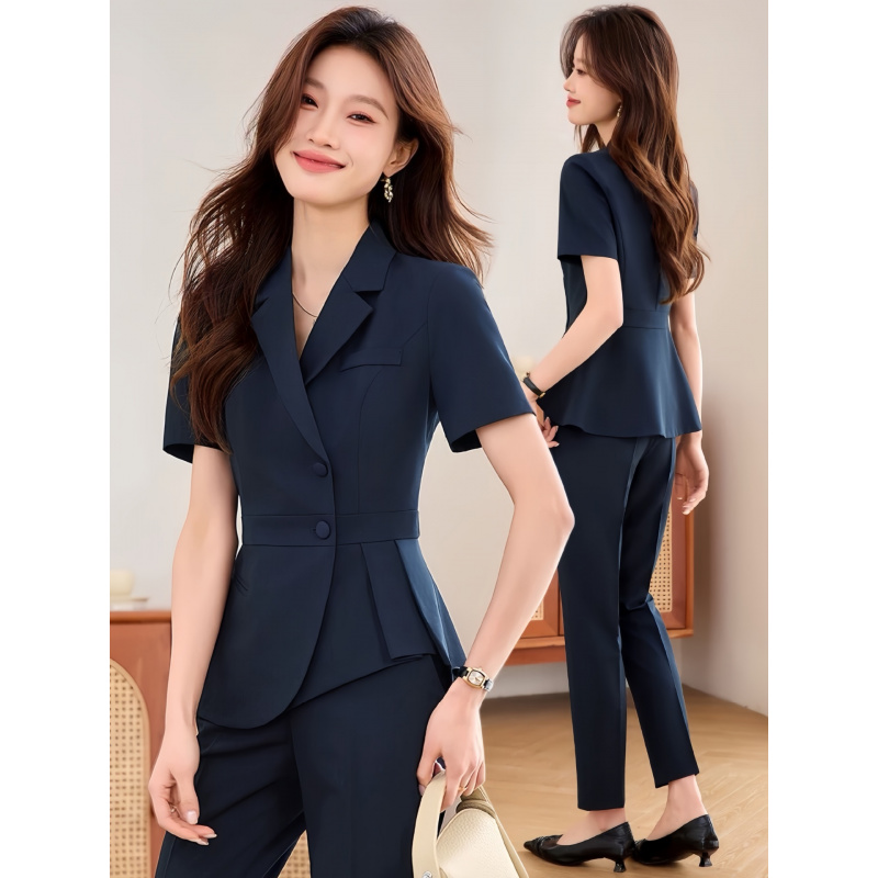 Traje profesional delgado azul - Women'S Formal Wear Stores reseña y precio